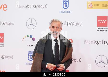 16 gennaio 2021, Madrid, Madrid, Spagna: Imanol Arias partecipa al 26° premio Jose Maria Forque red carpet al Palacio de Congresos IFEMA il 16 gennaio 2021 a Madrid, Spagna (Credit Image: © Jack Abuin/ZUMA Wire) Foto Stock