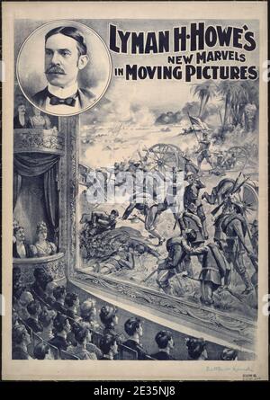 Le nuove meraviglie di Lyman H. Howe nelle immagini in movimento - Courier Litho. Co., Buffalo, N.Y. Foto Stock