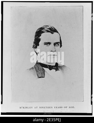M'Kinley a diciannove anni di età Foto Stock