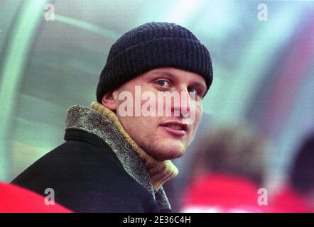 Monaco Germania 22.11.1997 Calcio: Bundesliga FC Bayern Muenchen (MUC) vs MSV Duisburg 3:0 - Carsten JANCKER (MUC) Foto Stock