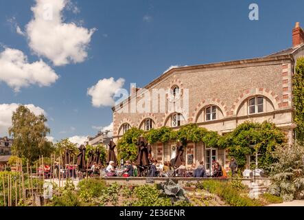 Il Café de l'Orangerie nel Jardin des Plantes, Nantes Foto Stock