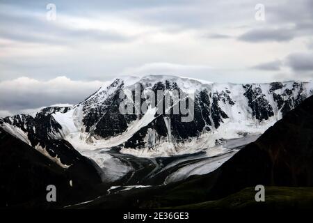 Catena montuosa di 'Altai Tavan Bogd' Foto Stock