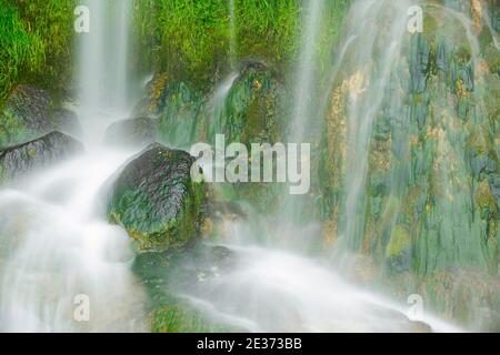 Dettaglio cascata, San Gallo, Svizzera Foto Stock