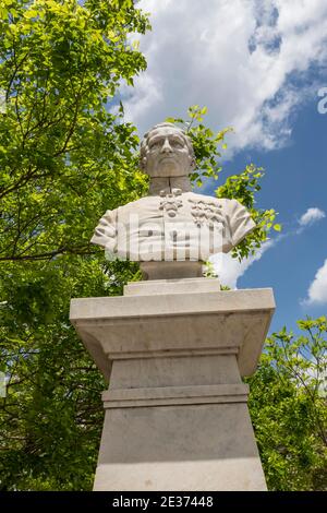 Monumento nel Parque Jose Marti a Cienfuegos, Cuba Foto Stock