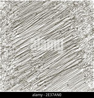 Tratti della penna texture. Texture di sfondo con tratti a matita. Illustrazione Vettoriale