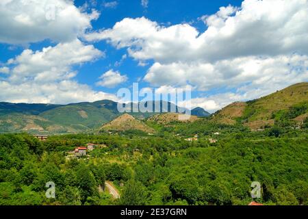 Vista di Sant'Agata de' Goti Foto Stock