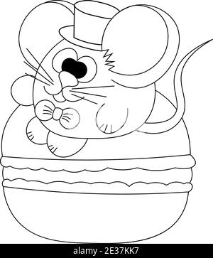 Può essere utilizzato per colorare i bambini, icone, web, cartoline, decorazione, pacaging, stampe per le cose, copertine per quaderni, decorazione di scatole per giocattoli, st Illustrazione Vettoriale