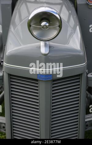 Muirkiirk, East Ayrshire, Scozia, Regno Unito, Village Agricultural Show, agricoltori locali e le famiglie più si incontrano e competono con bestiame, pecore e bestiame in mostra Foto Stock