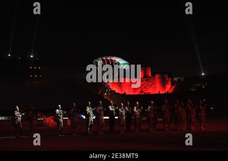 Atmosfera durante la celebrazione del Sultanato del 40° anniversario del Rinascimento di Oman, a Muscat, Oman, il 1° dicembre 2010. Foto di Mousse/ABACAPRESS.COM Foto Stock