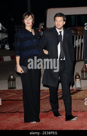 Marion Cotillard e Guillaume Canet arrivano alla festa di Dior durante il 10° 'Marrakesh Film Festival' a Marrakech, Marocco, il 4 dicembre 2010. Foto di Nicolas Briquet/ABACAPRESS.COM Foto Stock