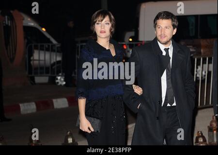 Marion Cotillard e Guillaume Canet arrivano alla festa di Dior durante il 10° 'Marrakesh Film Festival' a Marrakech, Marocco, il 4 dicembre 2010. Foto di Nicolas Briquet/ABACAPRESS.COM Foto Stock