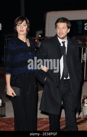 Marion Cotillard e Guillaume Canet arrivano alla festa di Dior durante il 10° 'Marrakesh Film Festival' a Marrakech, Marocco, il 4 dicembre 2010. Foto di Nicolas Briquet/ABACAPRESS.COM Foto Stock