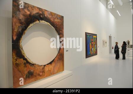 Atmosfera al 'Mathaf', il Museo Arabo di Arte moderna, a Doha, Qatar, il 14 dicembre 2010. Foto di Ammar Abd Rabbo/ABACAPRESS.COM Foto Stock