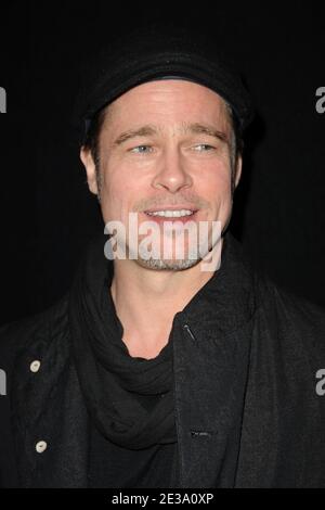 Brad Pitt partecipa alla prima di New York di 'Megamind' all'AMC Lincoln Square Theatre di New York City, NY, USA il 3 novembre 2010. Foto di Mehdi Taamallah/ABACAPRESS.COM Foto Stock