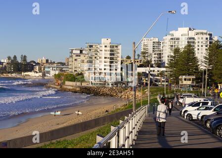 I sentieri escursionistici della zona di Cronulla Sutherland Shire Sydney New Galles del Sud Australia Foto Stock