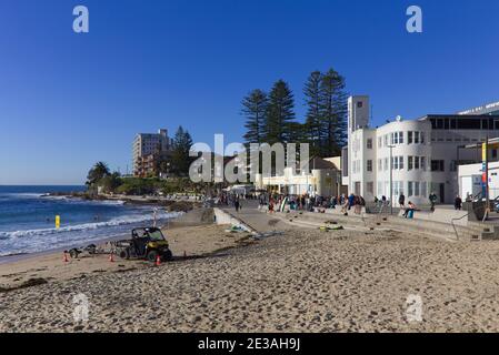 Cronulla Surf Life Saving Club al Cronulla Sutherland Shire Sydney Nuovo Galles del Sud Australia Foto Stock