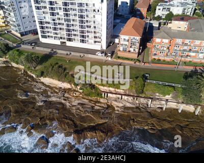 Antenna di lungomare appartamenti edifici Cronulla Sutherland Shire New South Galles Australia Foto Stock