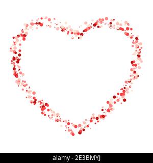 Cornice cuore di San Valentino Illustrazione Vettoriale