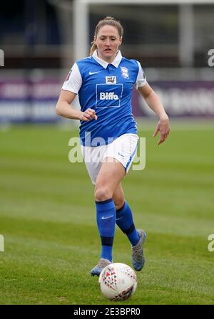 Rebecca Holloway di Birmingham City durante la partita della Super League femminile del fa allo stadio SportNation.bet di Birmingham. Foto Stock