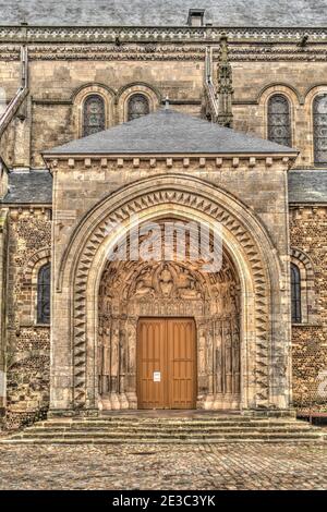 Cattedrale di le Mans, Francia, immagine HDR Foto Stock