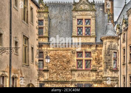 Le Mans centro storico, immagine HDR Foto Stock