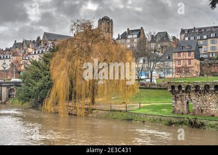 Cattedrale di le Mans, Francia, immagine HDR Foto Stock