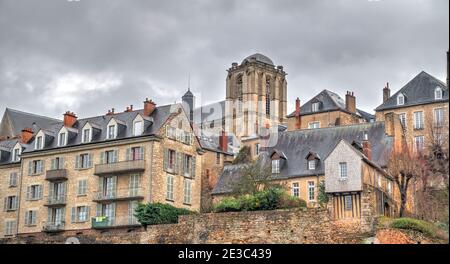 Cattedrale di le Mans, Francia, immagine HDR Foto Stock