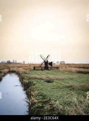 Serata a Zaanse Schans Zaandam, Paesi Bassi. Januari 17 2021 Foto Stock