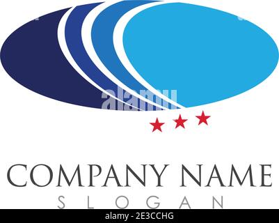 Il logo più veloce Modello icona vettore illustration design Illustrazione Vettoriale