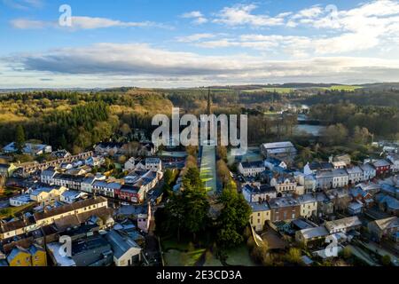 La città di Hillsborough in Irlanda del Nord Foto Stock