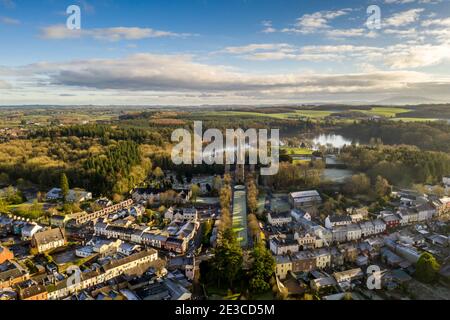 La città di Hillsborough in Irlanda del Nord Foto Stock