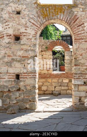 Chiesa di Santa Sofia, città vecchia di Nessebar, Bulgaria Foto Stock
