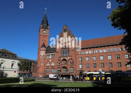 GERMANIA, BERLINO, TREPTOW-Köpenick - 07 GIUGNO 2018: Municipio di Köpenick Foto Stock