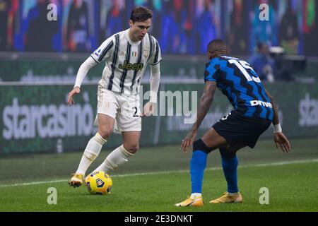 Federico Chiesa della Juventus FC durante il campionato italiano Serie Una partita di calcio tra FC Internazionale e Juventus / LM Foto Stock