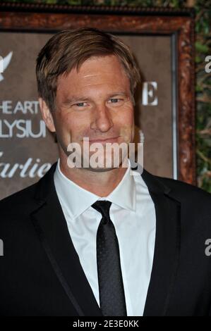 Aaron Eckhart in arrivo per l'Arte dell'Elysium 2° gala annuale Heaven tenutosi a Vibiana nel centro di Los Angeles, CA, USA il 10 gennaio 2009. Foto di Lionel Hahn/ABACAPRESS.COM Foto Stock