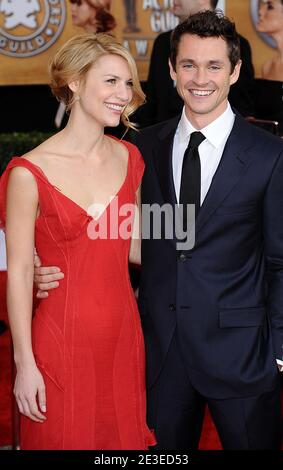 Claire Danes e Hugh Dancy arriveranno per la quindicesima cerimonia annuale degli attori della Guild Awards, tenutasi presso l'auditorium Shrine di Los Angeles, CA, USA il 25 gennaio 2009. Foto di Lionel Hahn/ABACAPRESS.COM Foto Stock