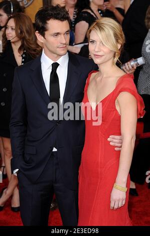 Claire Danes e Hugh Dancy arriveranno per la quindicesima cerimonia annuale degli attori della Guild Awards, tenutasi presso l'auditorium Shrine di Los Angeles, CA, USA il 25 gennaio 2009. Foto di Lionel Hahn/ABACAPRESS.COM Foto Stock