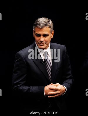 George Clooney partecipa a una proiezione di 'Good Night, and Good Luck', un film scritto e diretto da lui stesso nel 2005, al The Newseum di Washington, DC, USA il 26 gennaio 2009. Foto di Olivier Douliery/ABACAPRESS.COM Foto Stock