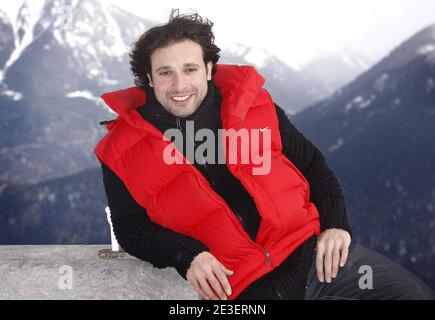 Bruno Salomone partecipa all'undicesima edizione del Luchon Television Film Festival a Luchon, Francia, il 5 febbraio 2009. Foto di Patrick Bernard/ABACAPRESS.COM Foto Stock