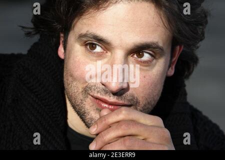 Bruno Salomone partecipa all'undicesima edizione del Luchon Television Film Festival a Luchon, Francia, il 5 febbraio 2009. Foto di Patrick Bernard/ABACAPRESS.COM Foto Stock