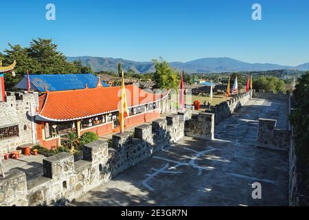 Maehongson, Thailandia - 13 dicembre 2020: Santichon Village un piccolo Yunnan cinese le famose destinazioni di viaggio a Pai, Maehongson. Foto Stock