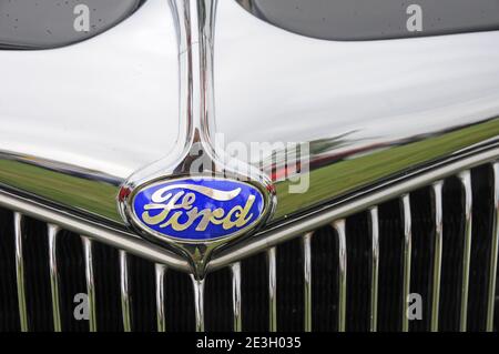 Emblema Ford classico Foto Stock