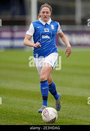 Rebecca Holloway di Birmingham City durante la partita della Super League femminile del fa allo stadio SportNation.bet di Birmingham. Foto Stock