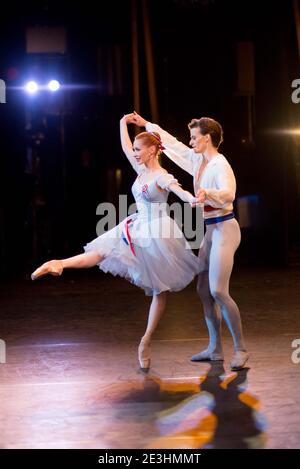 IANA Salenko e Marian Walter Foto Stock