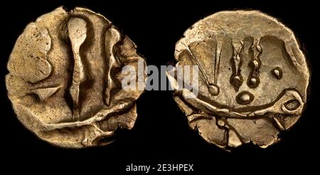 ABC 2353 Trinovantes Clacton Dragon Quarter Stater Foto Stock