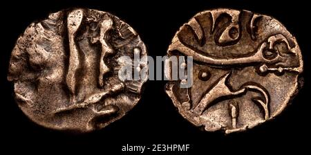 ABC 2353 Trinovantes Clacton Dragon Quarter Stater Foto Stock