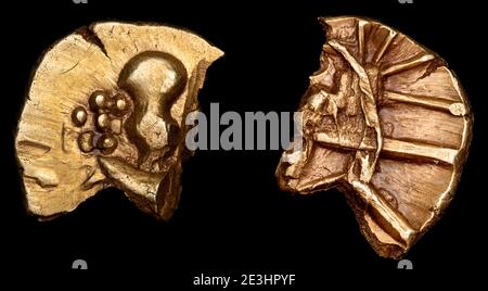 ABC 2205 Durotriges duro Boat Gold Quarter Stater Foto Stock