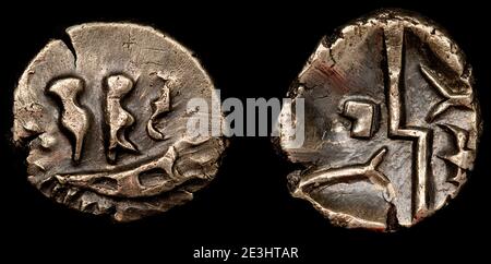 ABC 2208 Durotriges duro Boat Bird Quarter Stater Foto Stock