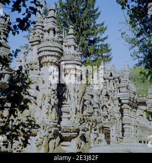 Palazzo ideale - le Palais Idéal, di Facteur Cheval, Auberives, Rodano, Francia, 1972 Foto Stock