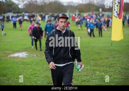 Torneo di disc golf a Rock Hill, S.C. Foto Stock